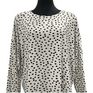 Lousje & Bean Boxy polka drop top